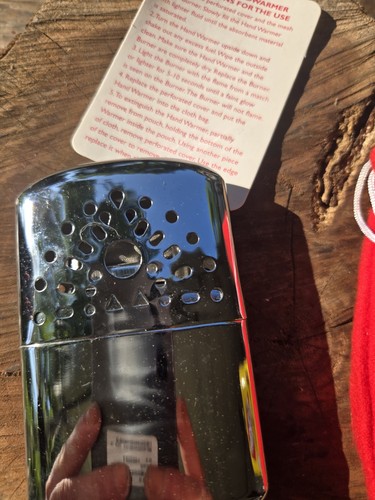 Reusable metal hand warmer - hand,